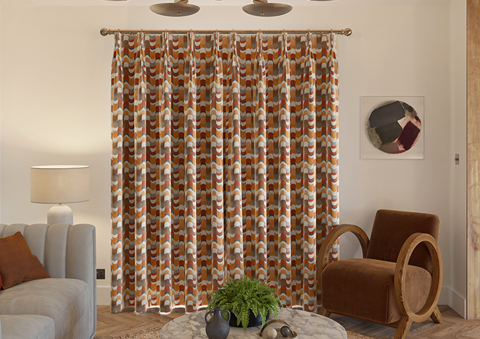 Castillo Velvet, Copper - Made to Measure Curtain - Image 7